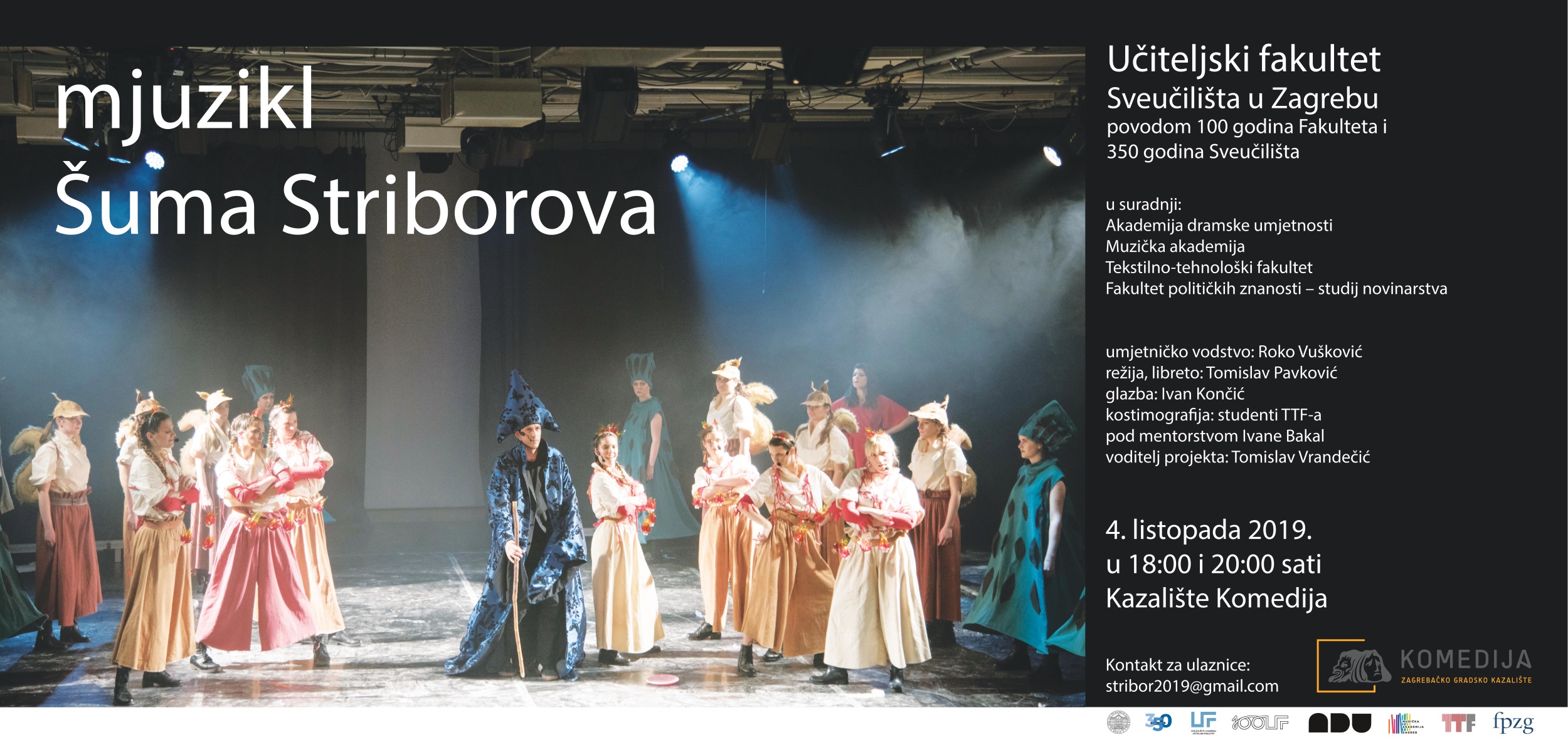 Mjuzikl “Šuma Striborova” u Kazalištu Komedija Mjuzikl “Šuma Striborova” u Kazalištu Komedija