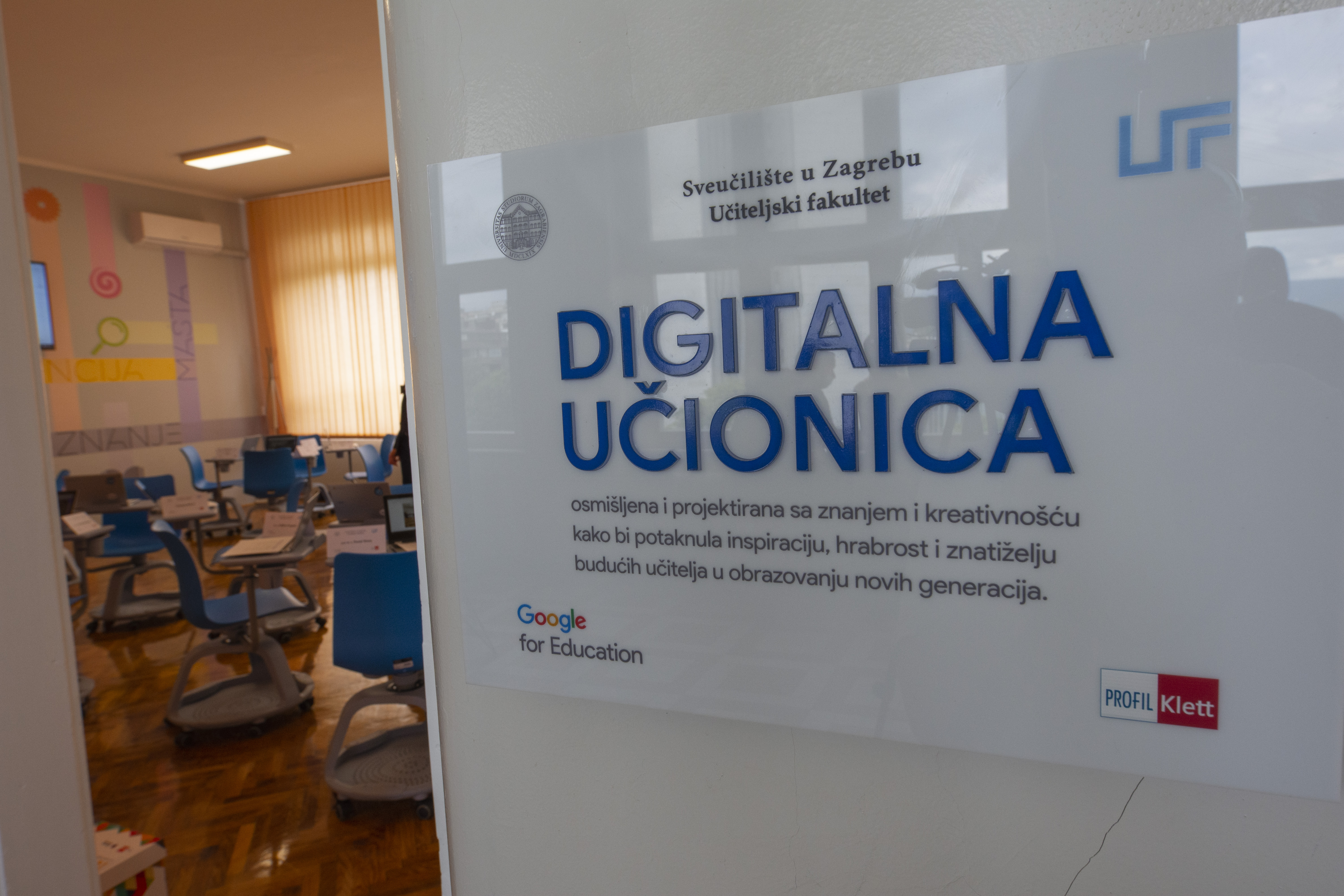 Novootvorena Učionica budućnosti na Učiteljskom fakultetu u Zagrebu Novootvorena Učionica budućnosti na Učiteljskom fakultetu u Zagrebu