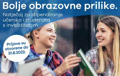 UNIQA osiguranje pokreće natječaj za stipendiranje učenika i studenata s invaliditetom: BOLJE OBRAZOVNE PRILIKE