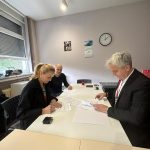 Potpisivanje Ugovora o izvođenju radova cjelovite obnove zgrade Odsjeka u Petrinji