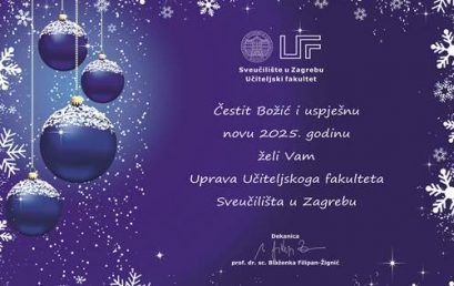 Čestitka studentima i djelatnicima Učiteljskoga fakulteta